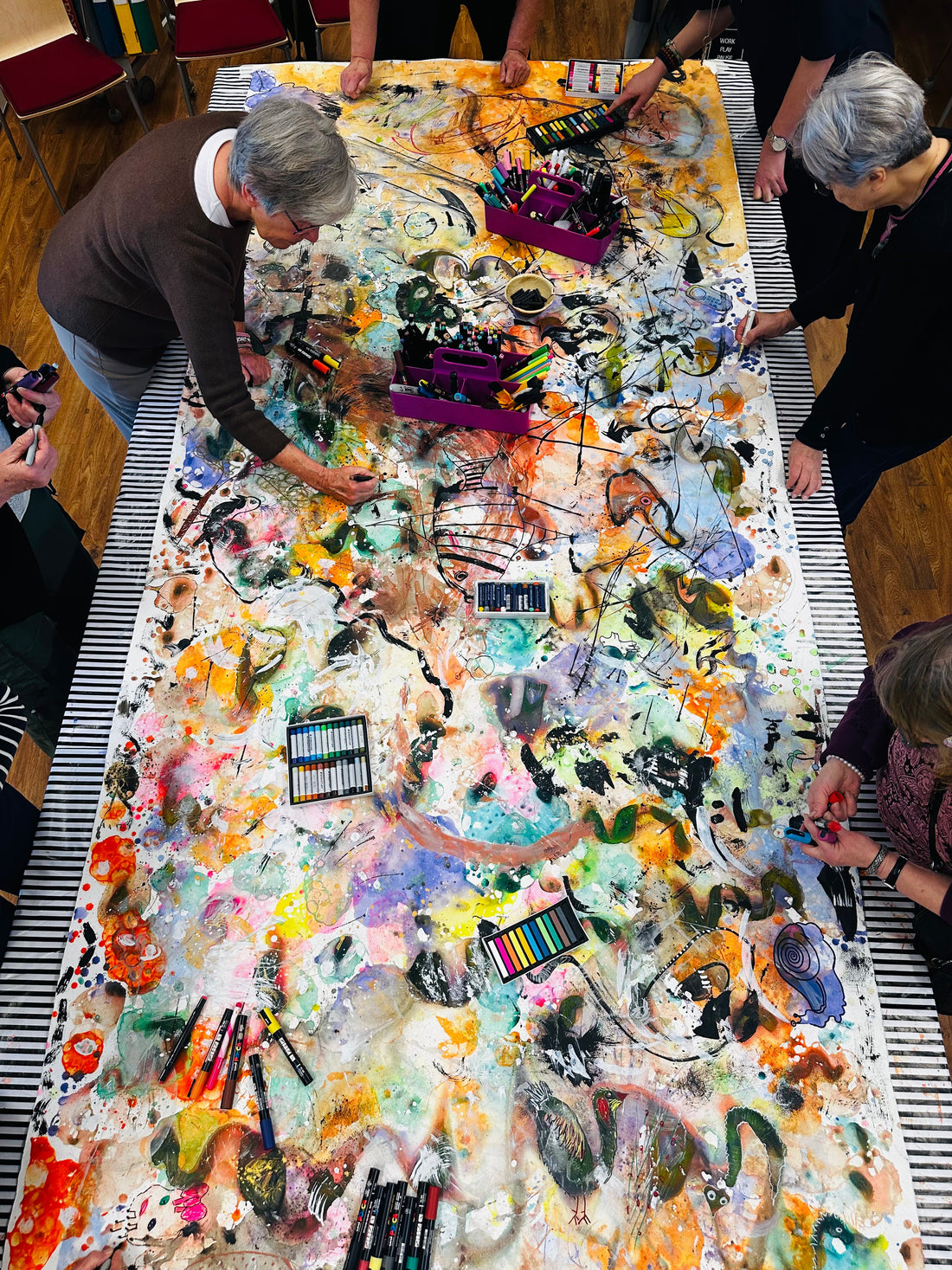 10/4 -2025 vi återvänder med gen.konst verket till seniorerna på Träffpunkt PapegojeLyckan i Lund