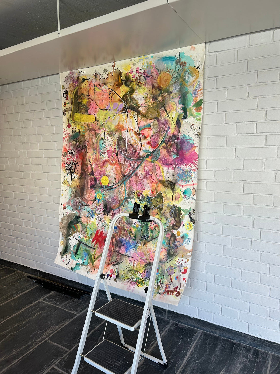 8/4 -2025 vi får möjlighet att hänga upp samskapade verk i nya "Barn & Ungas Konsthall" i Lund