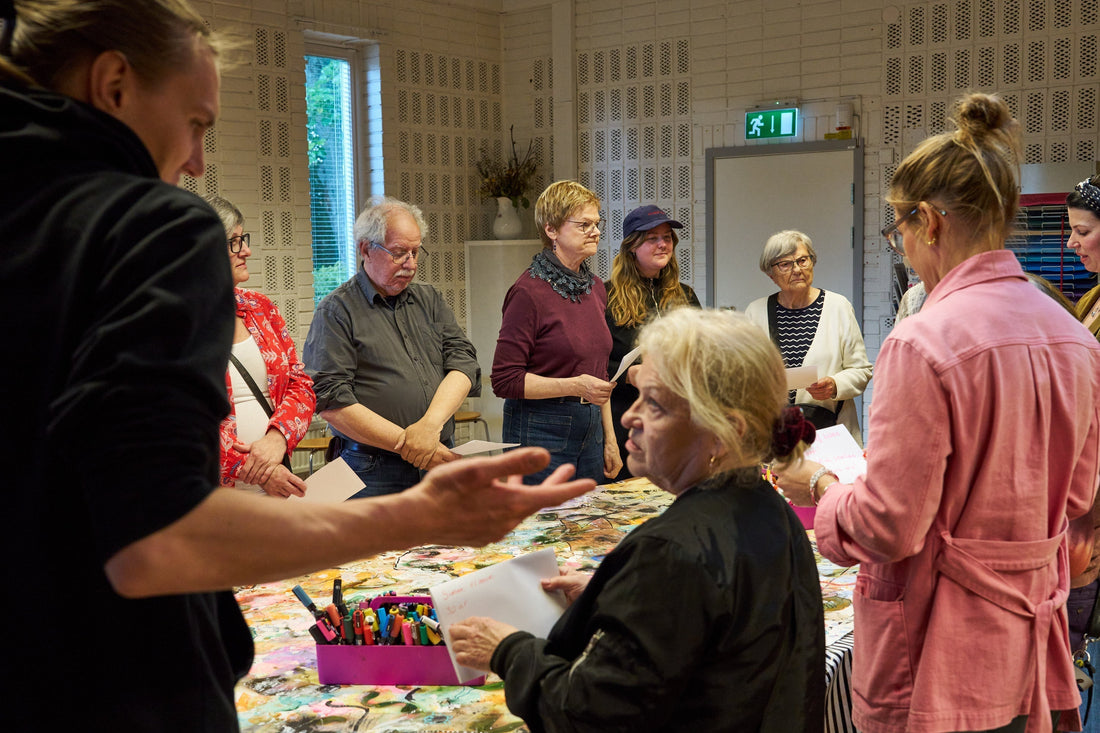 22/5 - 2025 projekt gen.konst mötet mellan seniorerna & ungdomarna i Lund